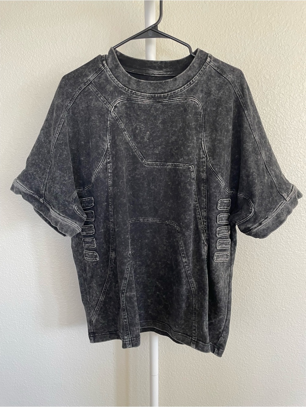 Doomsday Vanguard Heavy Wash Dystopian Wasteland Oversized Panel Shirt Medium